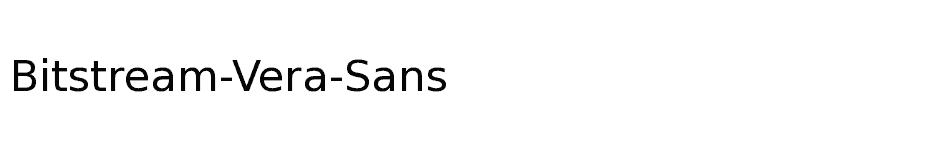 font Bitstream-Vera-Sans download