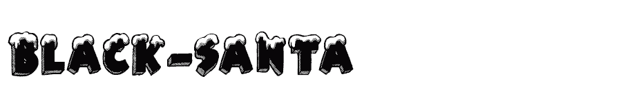 font Black-Santa download