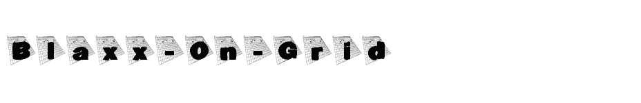 font Blaxx-On-Grid download