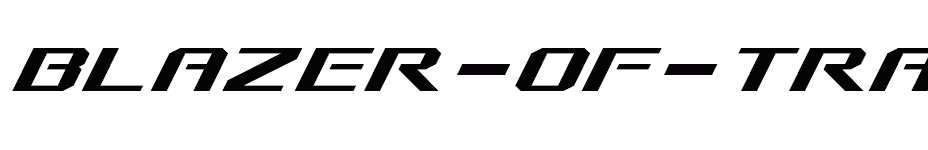 font Blazer-of-Trails-2002-Regular download