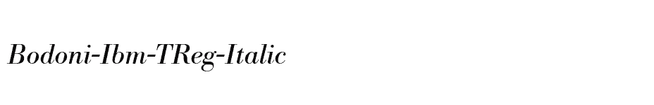 font Bodoni-Ibm-TReg-Italic download