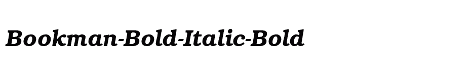 font Bookman-Bold-Italic-Bold download