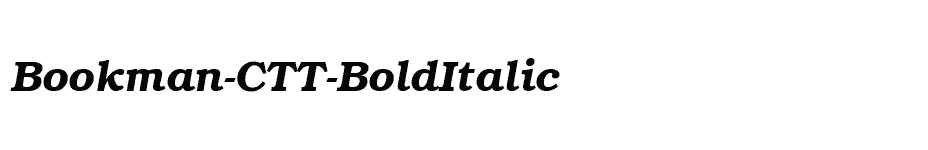 font Bookman-CTT-BoldItalic download