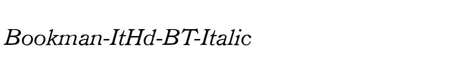 font Bookman-ItHd-BT-Italic download
