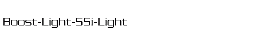 font Boost-Light-SSi-Light download