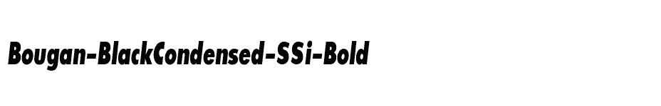 font Bougan-BlackCondensed-SSi-Bold download