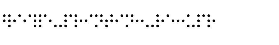 font Braille-Printing-Regular download