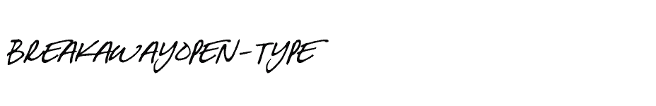 font Breakaway(Open-Type) download