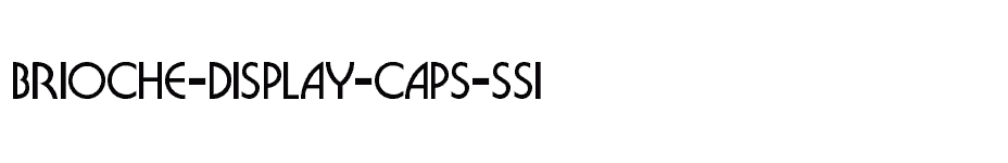 font Brioche-Display-Caps-SSi download