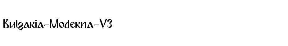 font Bulgaria-Moderna-V3 download