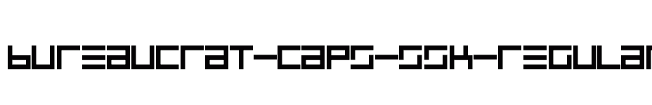 font Bureaucrat-Caps-SSK-Regular download