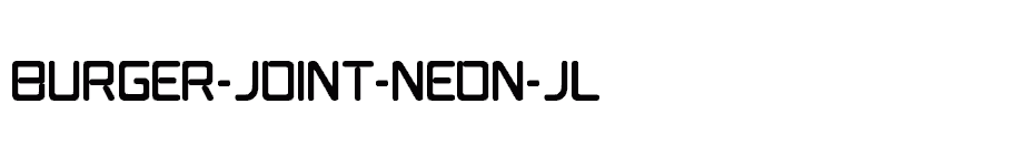font Burger-Joint-Neon-JL download