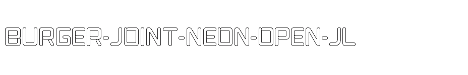 font Burger-Joint-Neon-Open-JL download