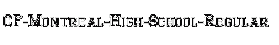 font CF-Montreal-High-School-Regular download