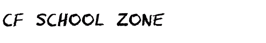 font CF-School-Zone download