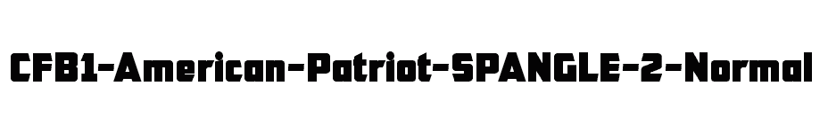 font CFB1-American-Patriot-SPANGLE-2-Normal download