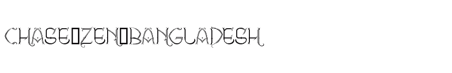 font CHASE-ZEN-BANGLADESH download