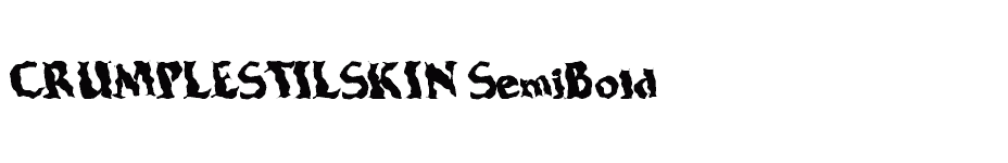 font CRUMPLESTILSKIN-SemiBold download