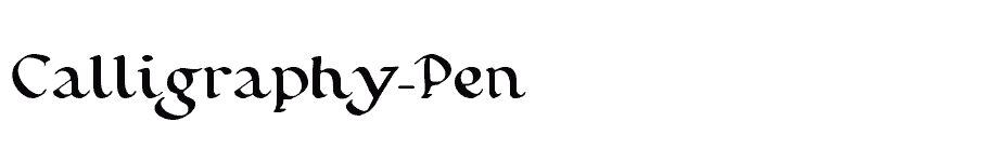 font Calligraphy-Pen download