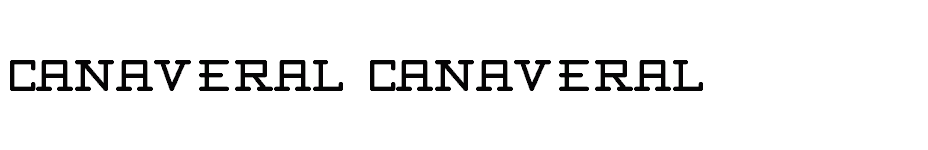 font Canaveral-Canaveral download