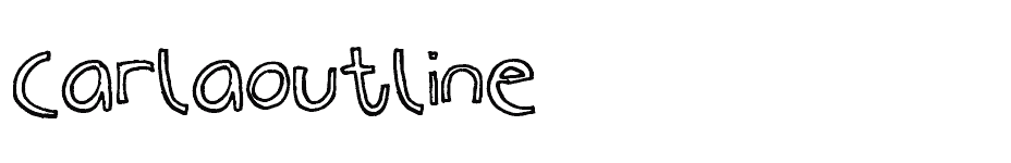 font Carlaoutline download