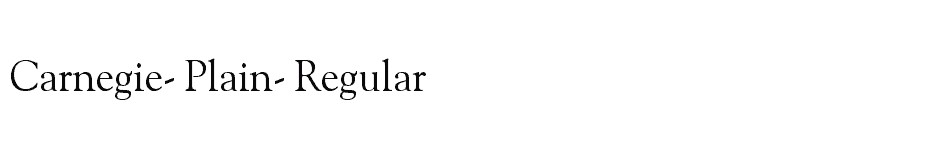 font Carnegie-Plain-Regular download