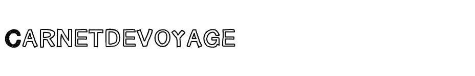 font Carnetdevoyage download