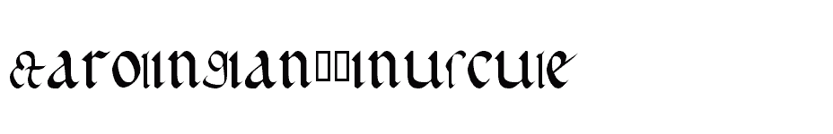 font Carolingian-Minuscule download