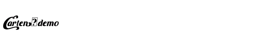 font Carten-demo download