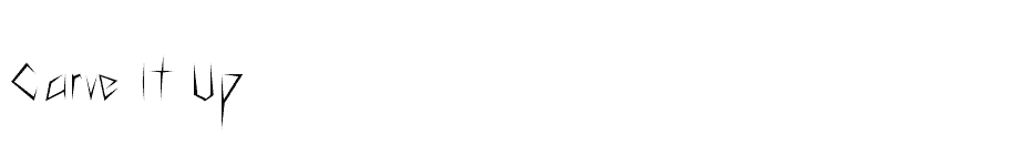 font Carve-It-Up download