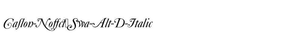 font Caslon-No540Swa-Alt-D-Italic download