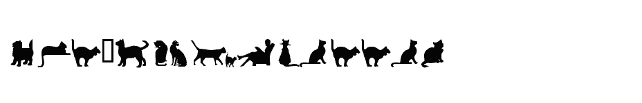 font Cat-Silhouettes download