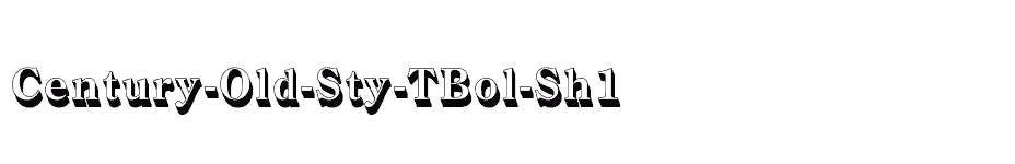 font Century-Old-Sty-TBol-Sh1 download