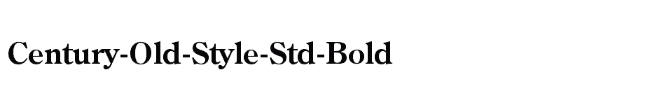 font Century-Old-Style-Std-Bold download