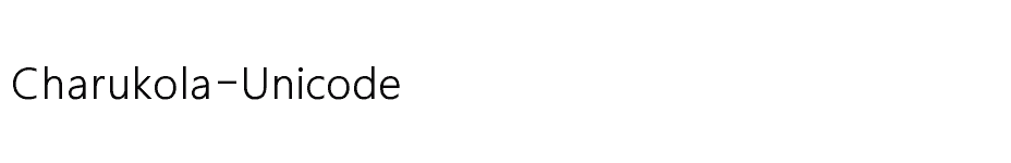 font Charukola-Unicode download