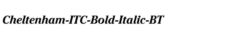 font Cheltenham-ITC-Bold-Italic-BT download