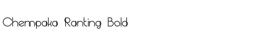 font Chempaka-Ranting-Bold download