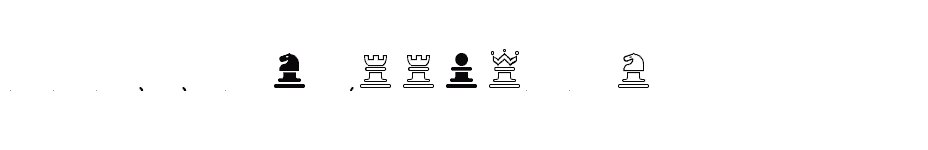 font Chess-Marroquin download