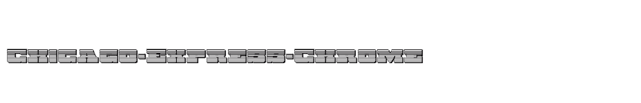 font Chicago-Express-Chrome download