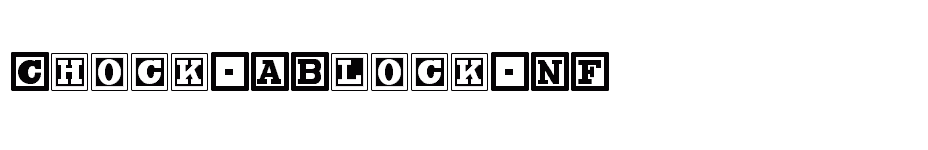 font Chock-ABlock-NF download