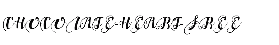 font Chocolate-Heart-Free download