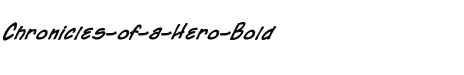 font Chronicles-of-a-Hero-Bold download