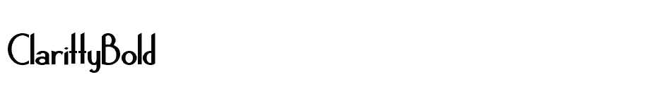 font ClarittyBold download