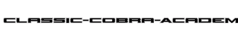 font Classic-Cobra-Academy download