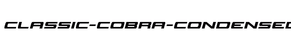 font Classic-Cobra-Condensed-Italic download