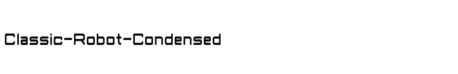 font Classic-Robot-Condensed download