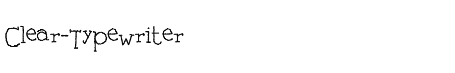 font Clear-Typewriter download