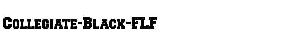 font Collegiate-Black-FLF download