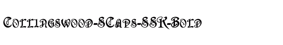 font Collingswood-SCaps-SSK-Bold download