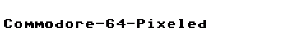 font Commodore-64-Pixeled download